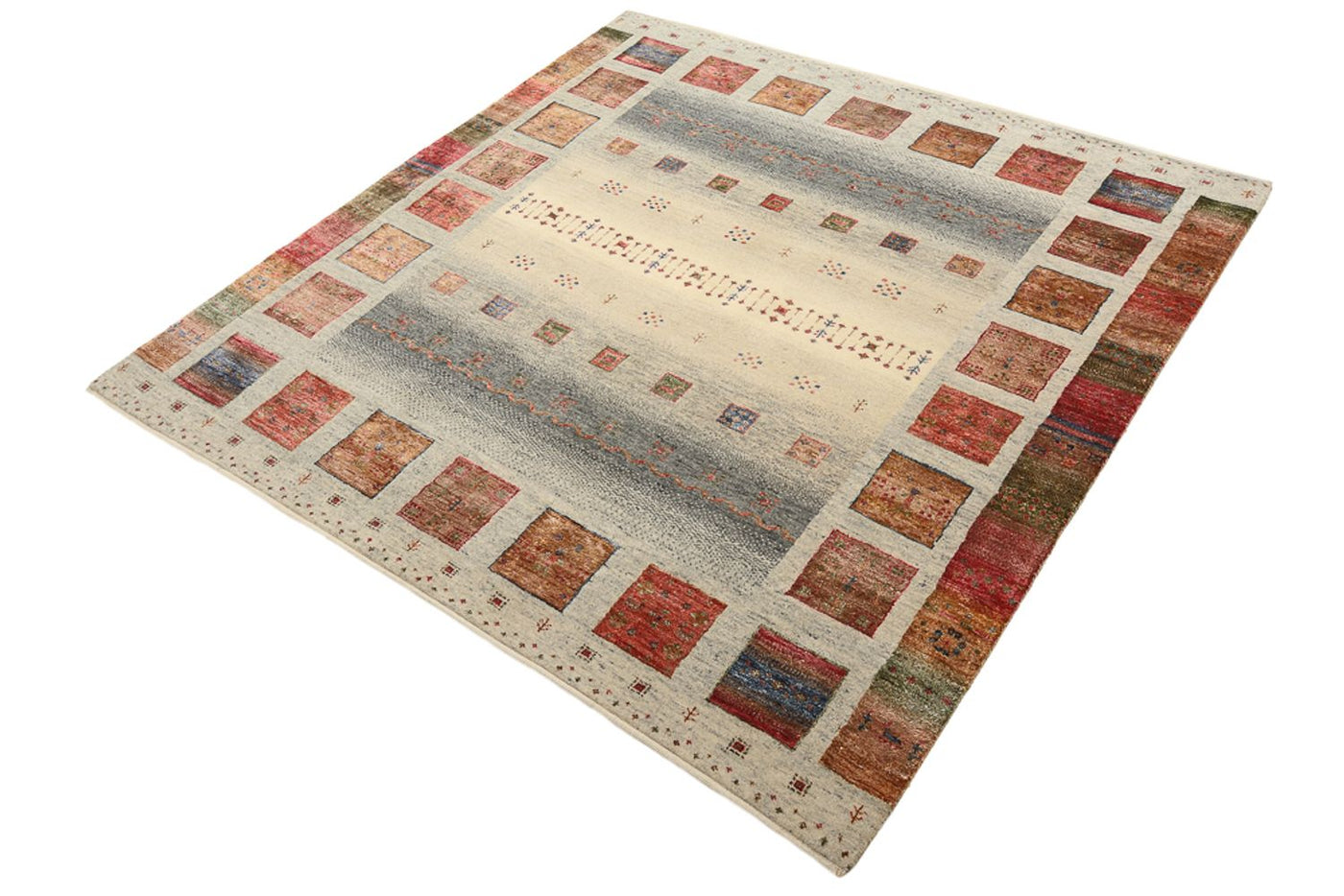 Indo Loribaft Tapijt 156x156cm - Wollen tapijt