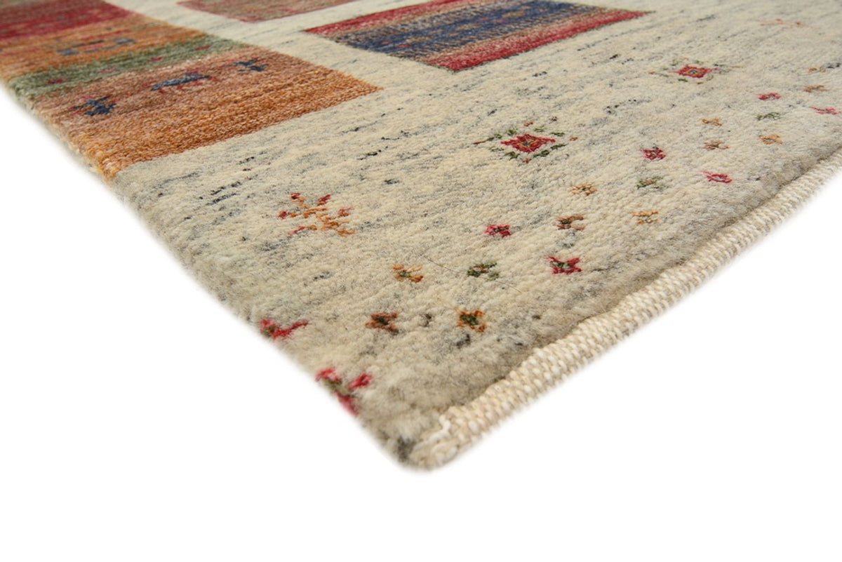 Gabbeh Tapijt - Loribaft Indus - 204 x 154 cm - donker beige