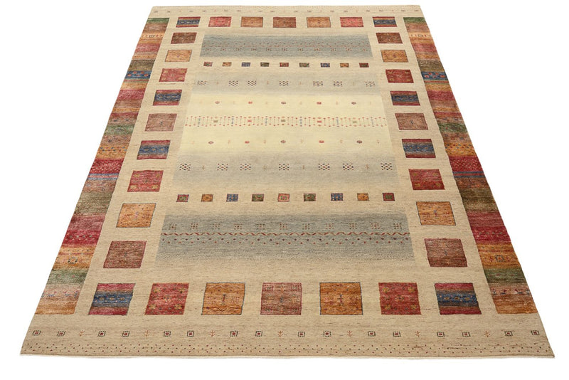 Gabbeh Tapijt - Loribaft Indus - 351 x 254 cm - donker beige