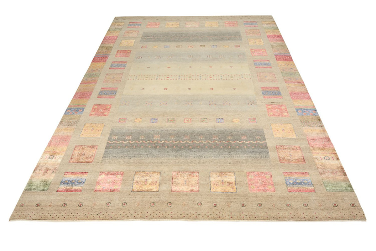 Gabbeh Tapijt - Loribaft Indus - 351 x 254 cm - donker beige