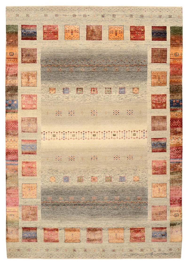 Gabbeh Tapijt - Loribaft Indus - 301 x 207 cm - donker beige