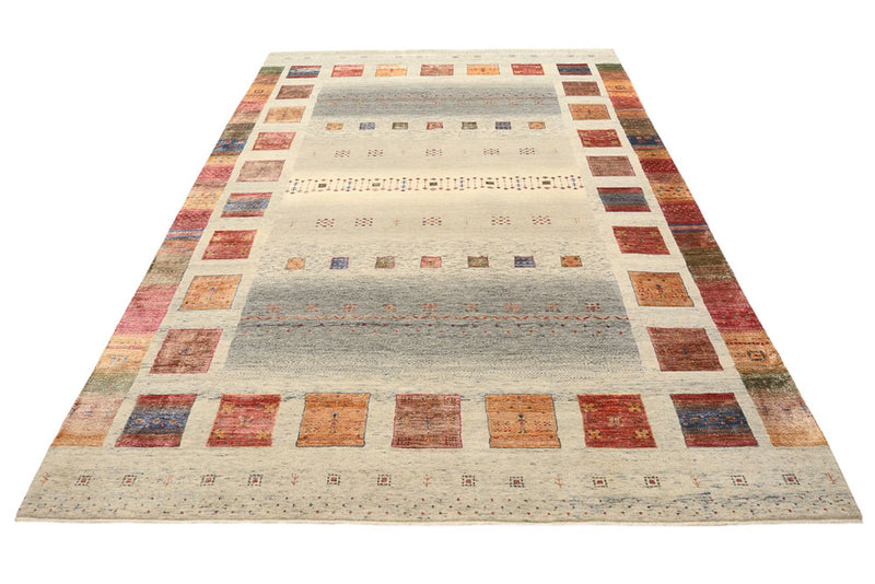 Gabbeh Tapijt - Loribaft Indus - 301 x 207 cm - donker beige