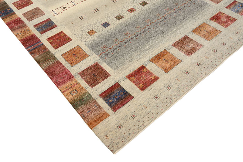 Gabbeh Tapijt - Loribaft Indus - 301 x 207 cm - donker beige