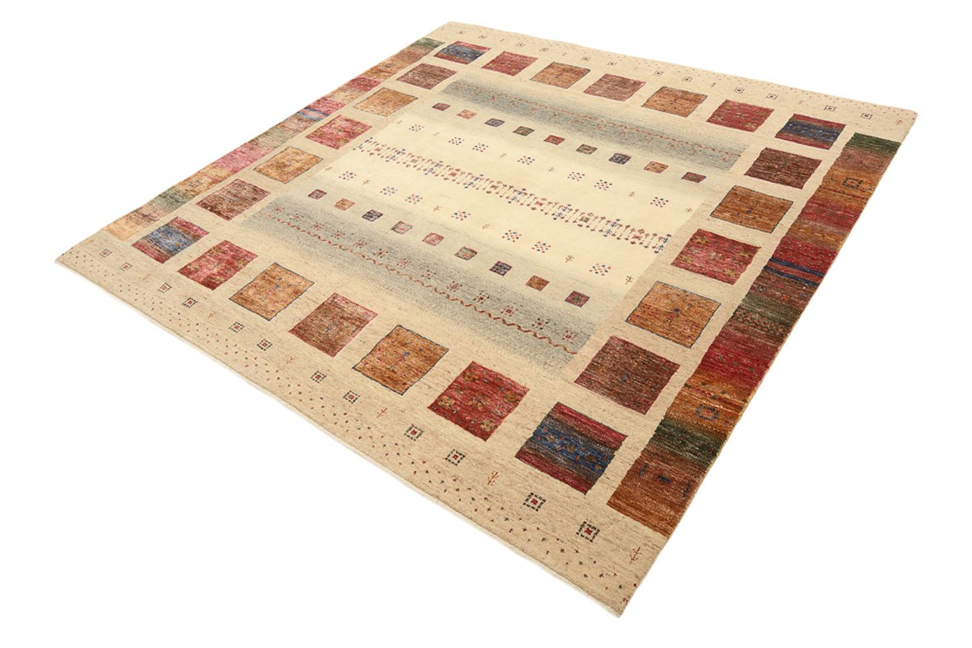 Indo Loribaft Tapijt 206x204cm - Wollen tapijt