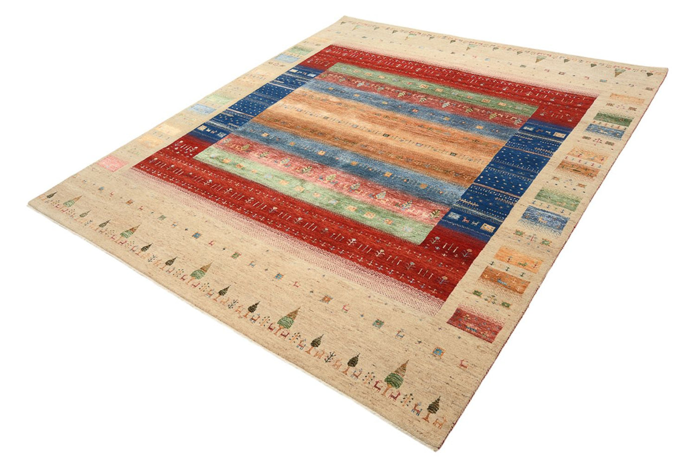Indo Loribaft Tapijt 236x205cm - Wollen tapijt