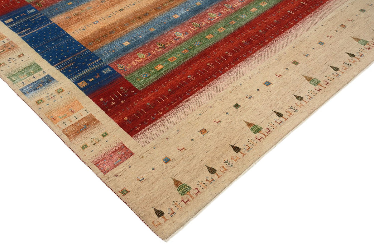 Gabbeh Tapijt - Loribaft Indus - 236 x 205 cm - veelkleurig