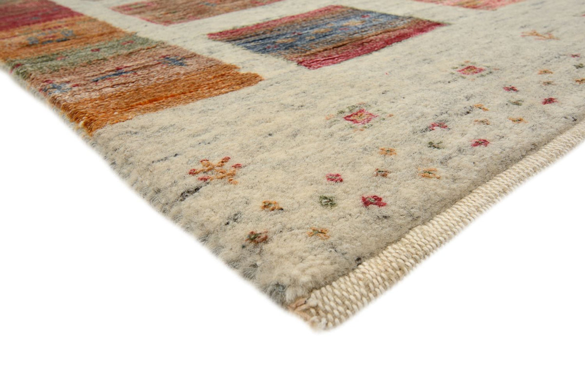 Gabbeh Tapijt - Loribaft Indus - 205 x 154 cm - donker beige