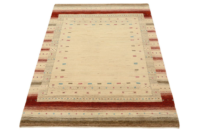 Gabbeh Tapijt - Loribaft Indus - 152 x 106 cm - licht beige
