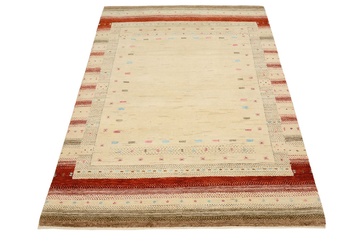 Gabbeh Tapijt - Loribaft Indus - 152 x 106 cm - licht beige