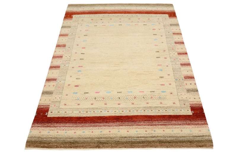 Gabbeh Tapijt - Loribaft Indus - 152 x 106 cm - licht beige