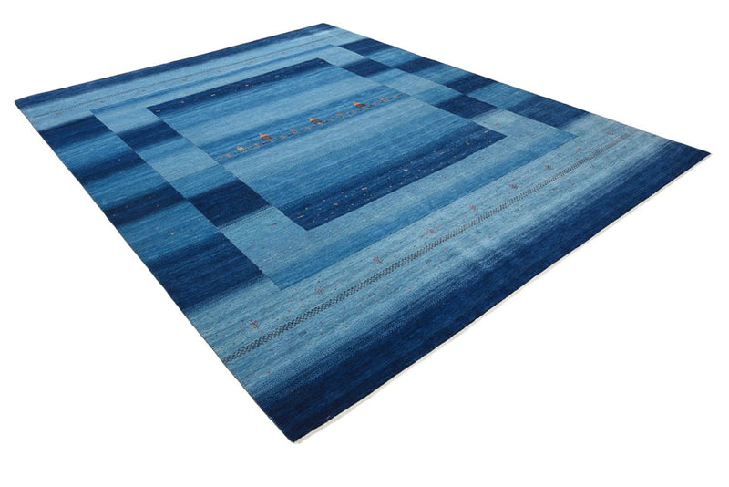Gabbeh Tapijt - Loribaft Indus - 329 x 253 cm - zee blauw