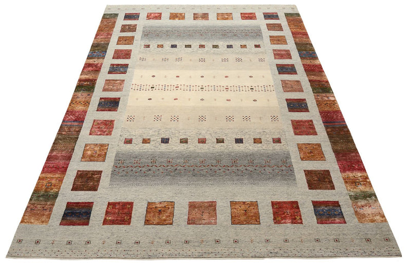 Gabbeh Tapijt - Loribaft Indus - 351 x 251 cm - donker beige
