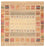 Gabbeh Tapijt - Loribaft Indus vierkant  - 204 x 202 cm - licht beige