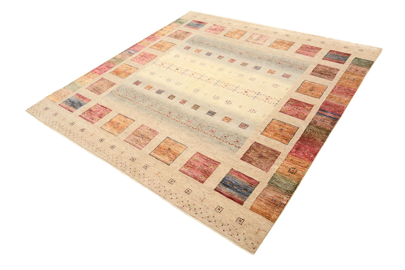 Indo Loribaft Tapijt 204x202cm - Wollen tapijt