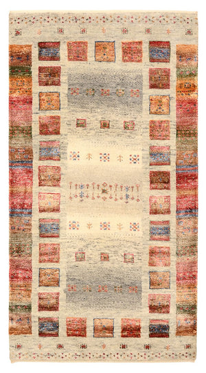 Gabbeh Tapijt - Loribaft Indus - 139 x 74 cm - veelkleurig