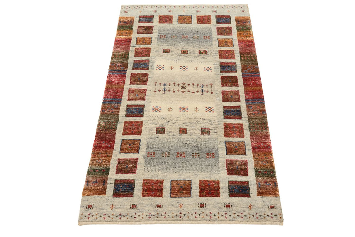 Gabbeh Tapijt - Loribaft Indus - 139 x 74 cm - veelkleurig