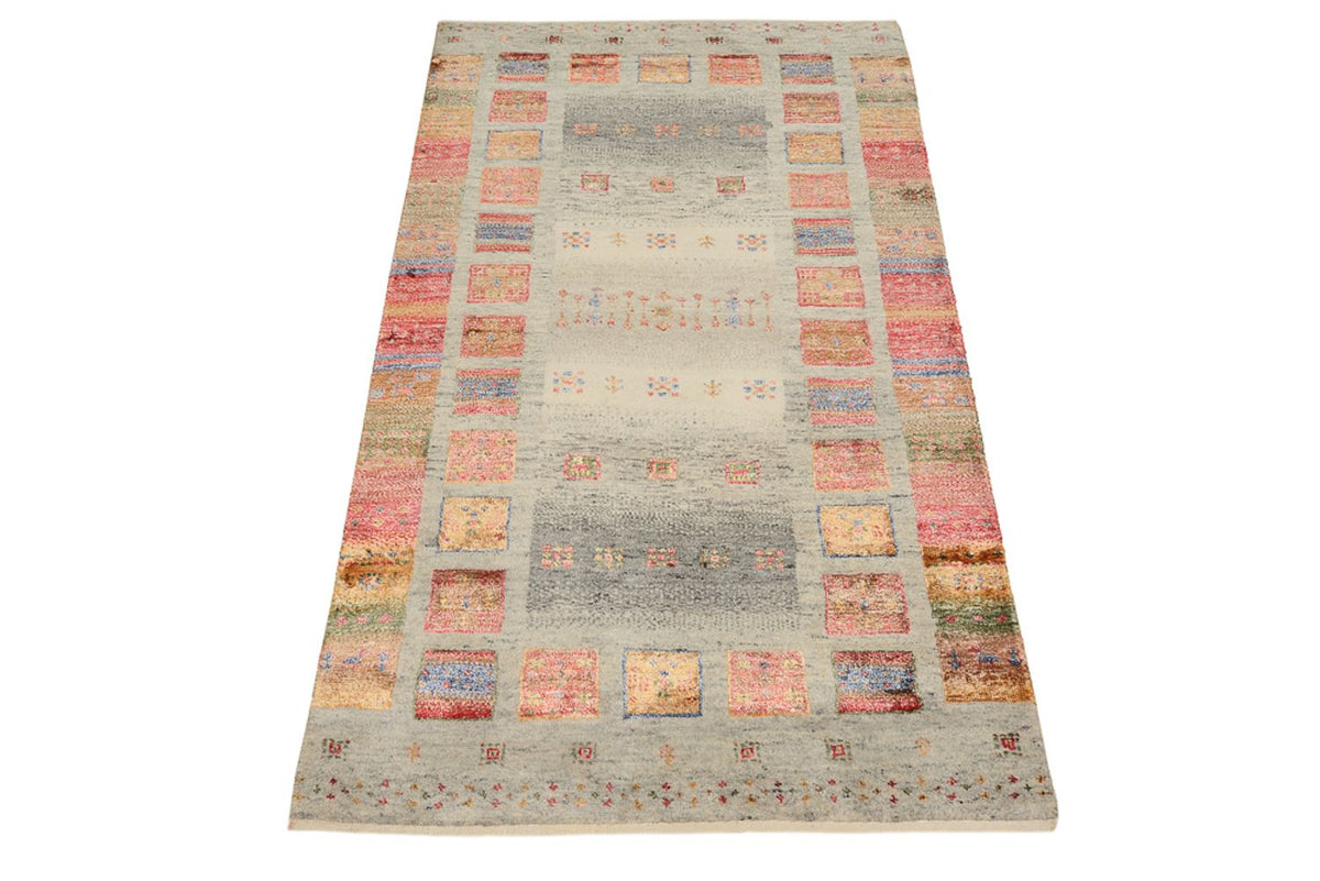 Gabbeh Tapijt - Loribaft Indus - 139 x 74 cm - veelkleurig
