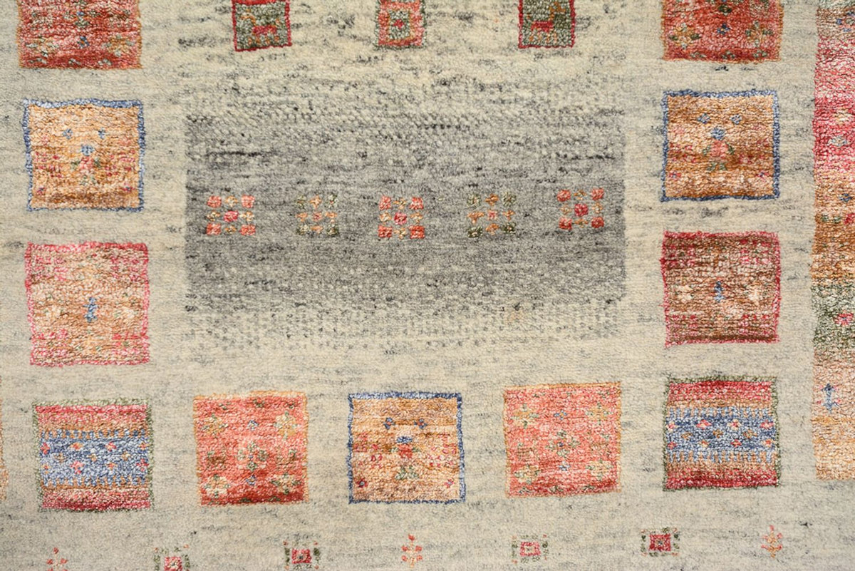 Gabbeh Tapijt - Loribaft Indus - 140 x 75 cm - veelkleurig