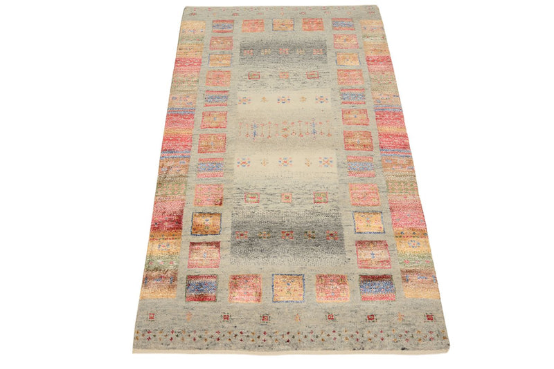 Gabbeh Tapijt - Loribaft Indus - 140 x 75 cm - veelkleurig