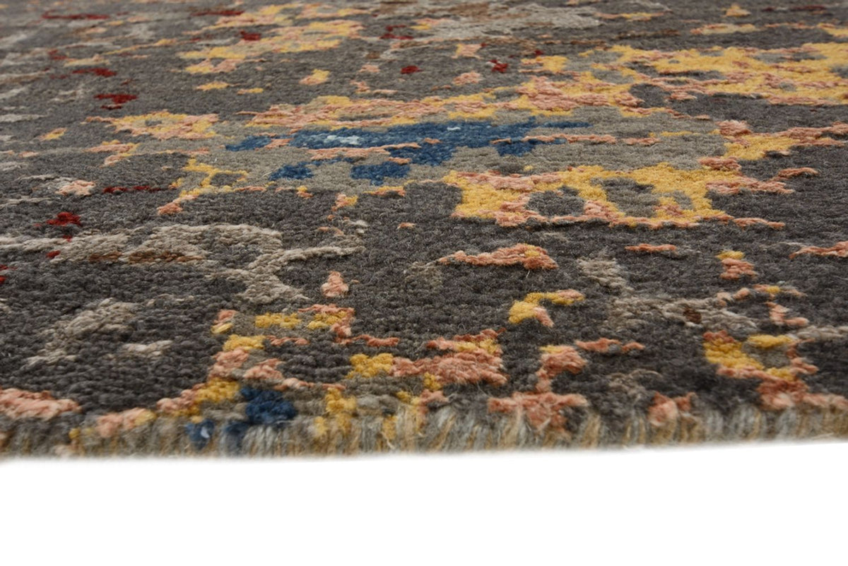 Designer tapijt rond  - 182 x 180 cm - veelkleurig