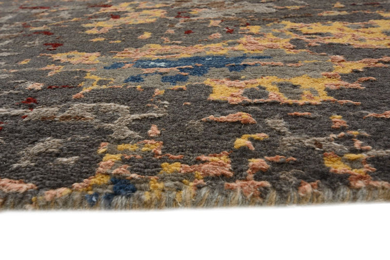 Designer tapijt rond  - 182 x 180 cm - veelkleurig