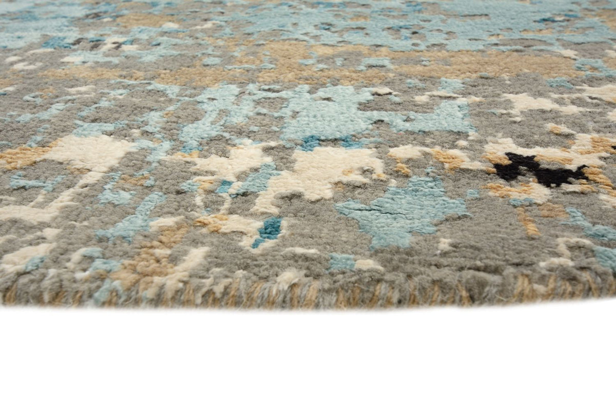 Designer tapijt rond  - 179 x 176 cm - veelkleurig