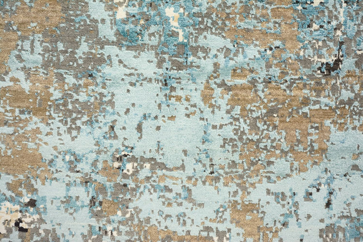 Designer tapijt rond  - 179 x 176 cm - veelkleurig