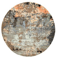 Designer tapijt rond  - 243 x 241 cm - veelkleurig