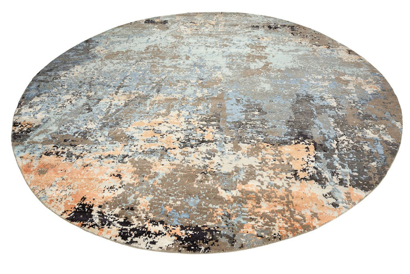 Designer tapijt rond  - 243 x 241 cm - veelkleurig