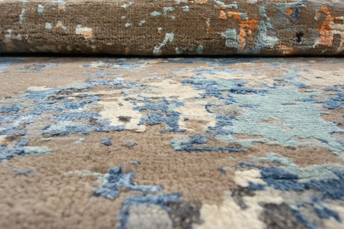 Designer tapijt rond  - 243 x 241 cm - veelkleurig