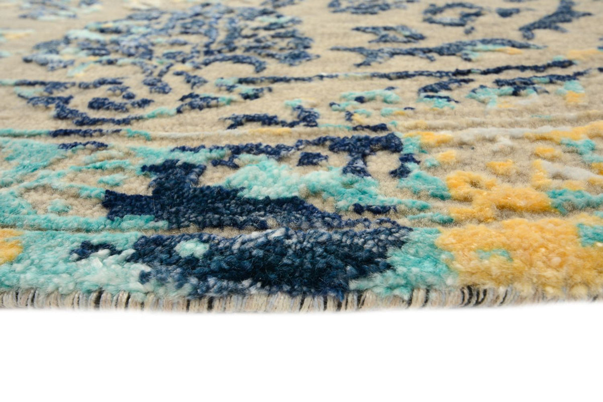 Designer tapijt rond  - 201 x 199 cm - veelkleurig