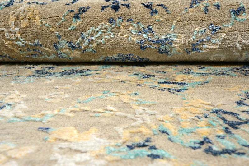 Designer tapijt rond  - 201 x 199 cm - veelkleurig