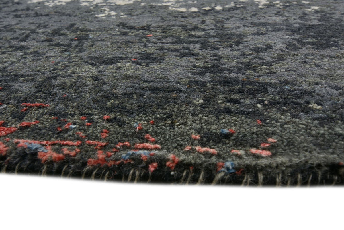 Designer tapijt rond  - 185 x 183 cm - veelkleurig