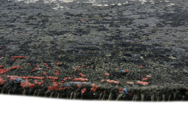 Designer tapijt rond  - 185 x 183 cm - veelkleurig