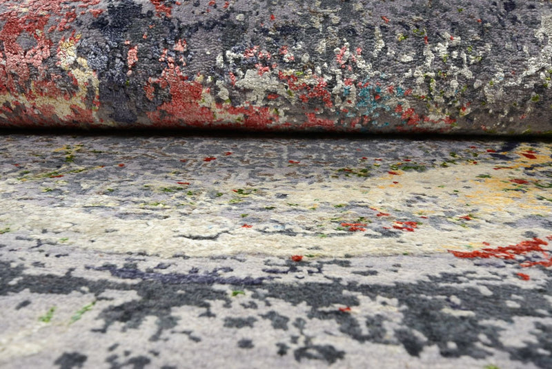 Designer tapijt rond  - 185 x 183 cm - veelkleurig