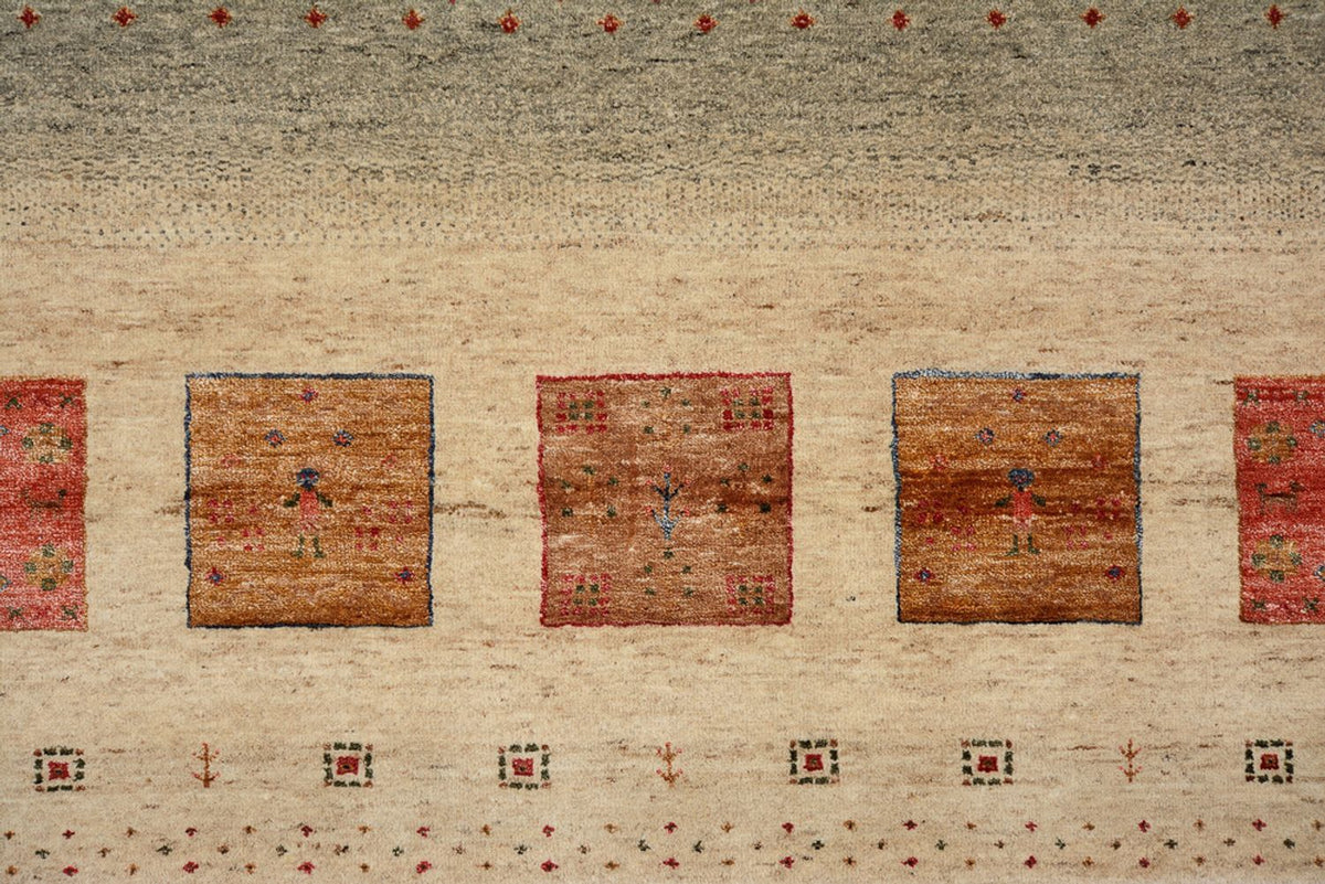 Gabbeh Tapijt - Loribaft Indus - 302 x 206 cm - veelkleurig