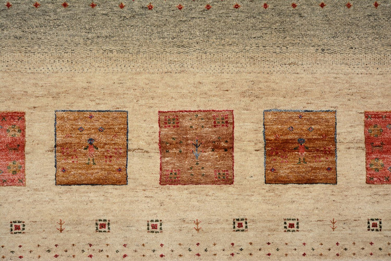 Gabbeh Tapijt - Loribaft Indus - 302 x 206 cm - veelkleurig