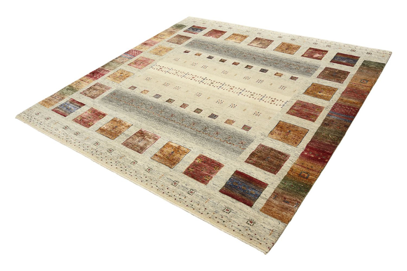 Indo Loribaft Tapijt 206x205cm - Wollen tapijt