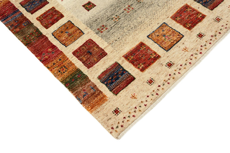 Loper Gabbeh Tapijt - Loribaft Indus - 298 x 84 cm - veelkleurig