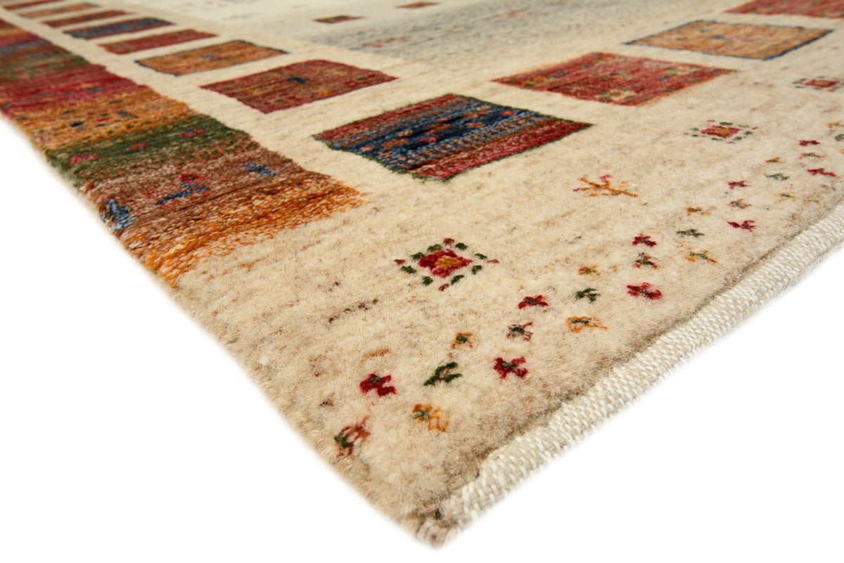 Loper Gabbeh Tapijt - Loribaft Indus - 298 x 84 cm - veelkleurig