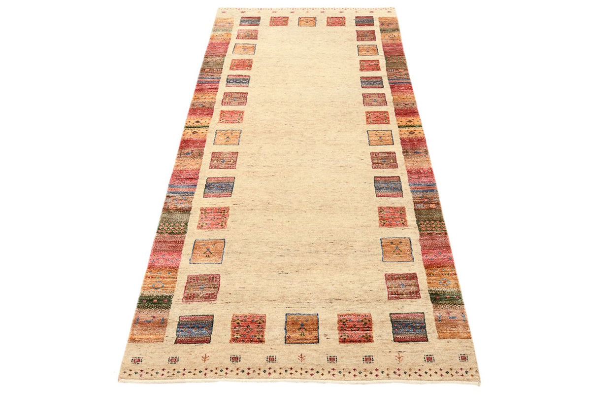 Loper Gabbeh Tapijt - Loribaft Indus - 202 x 94 cm - veelkleurig