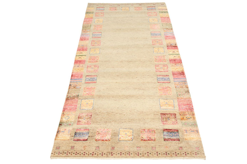 Loper Gabbeh Tapijt - Loribaft Indus - 202 x 94 cm - veelkleurig