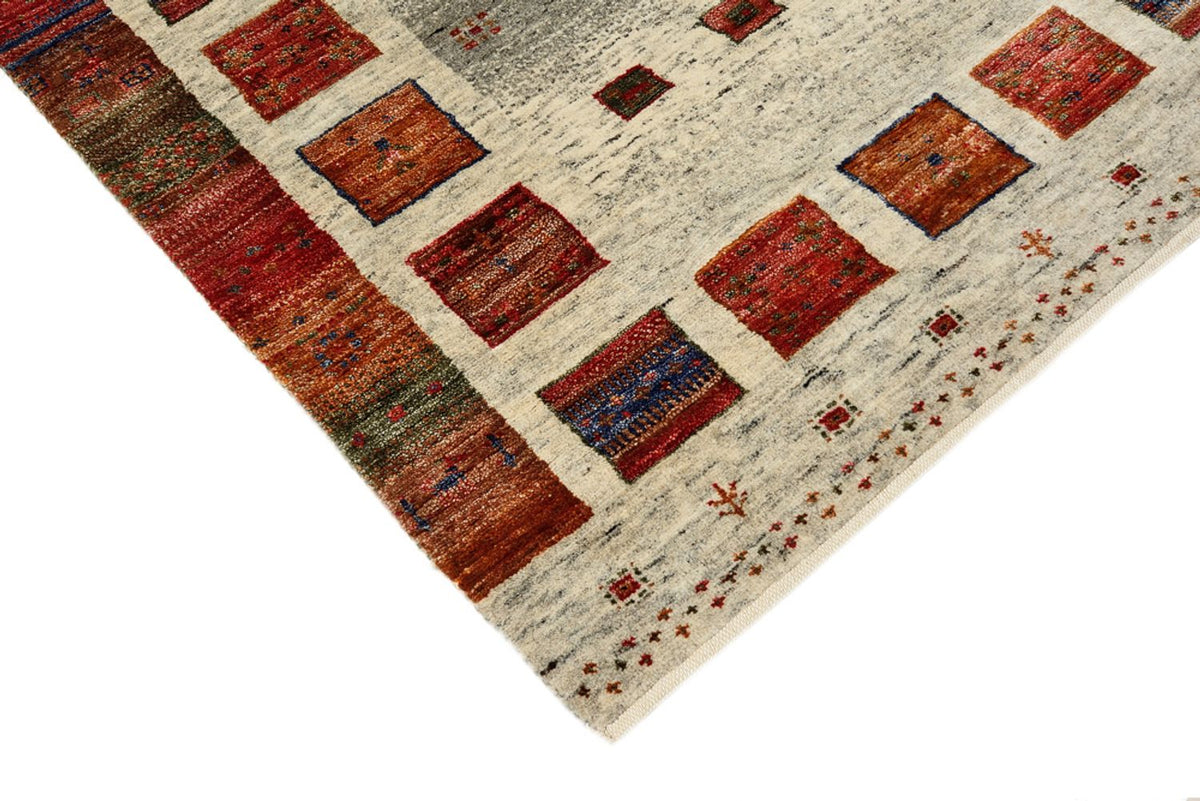 Loper Gabbeh Tapijt - Loribaft Indus - 256 x 84 cm - veelkleurig