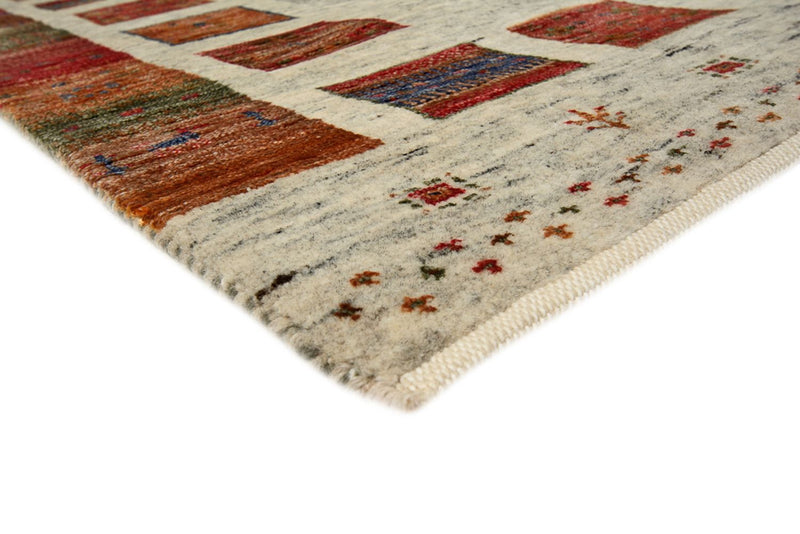 Loper Gabbeh Tapijt - Loribaft Indus - 256 x 84 cm - veelkleurig