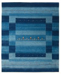 Gabbeh Tapijt - Loribaft Indus - 299 x 250 cm - zee blauw