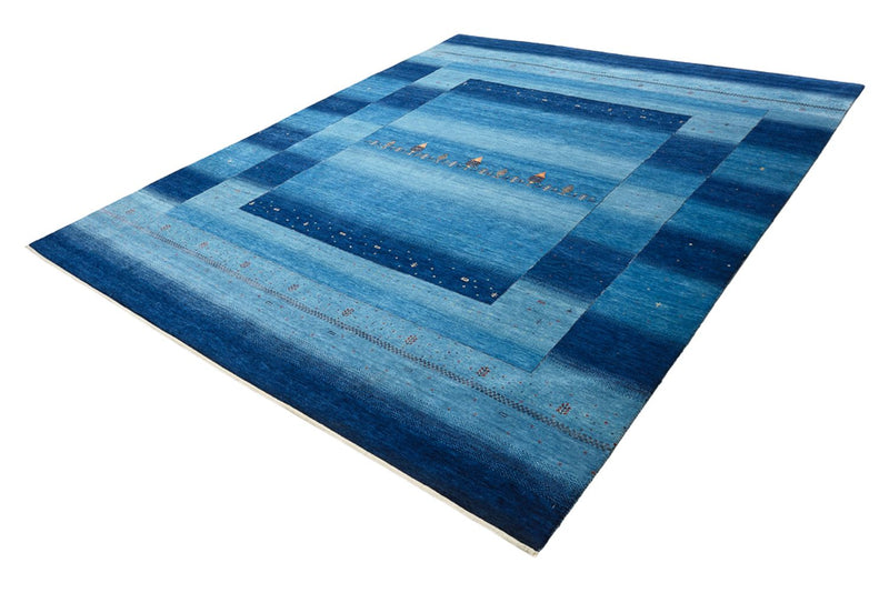 Gabbeh Tapijt - Loribaft Indus - 299 x 250 cm - zee blauw