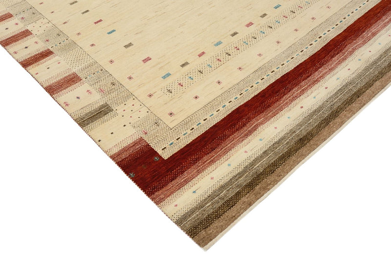 Gabbeh Tapijt - Loribaft Indus - 243 x 171 cm - licht beige