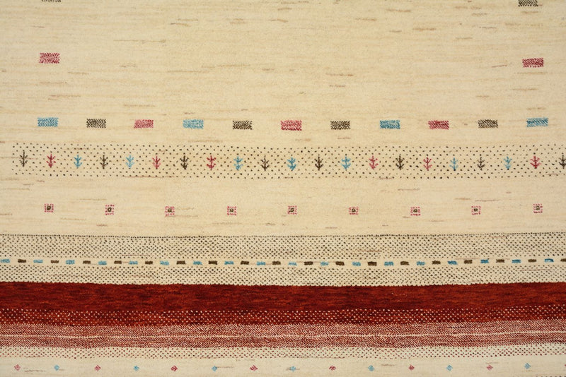 Gabbeh Tapijt - Loribaft Indus - 243 x 171 cm - licht beige
