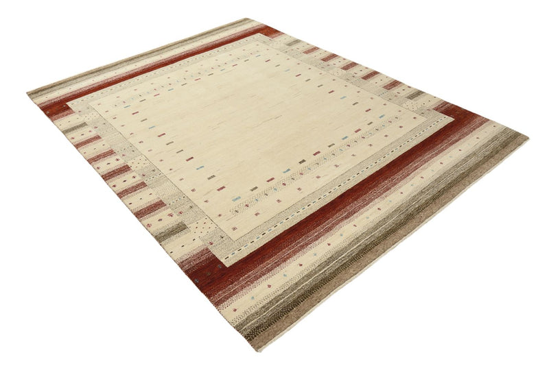 Gabbeh Tapijt - Loribaft Indus - 229 x 174 cm - licht beige