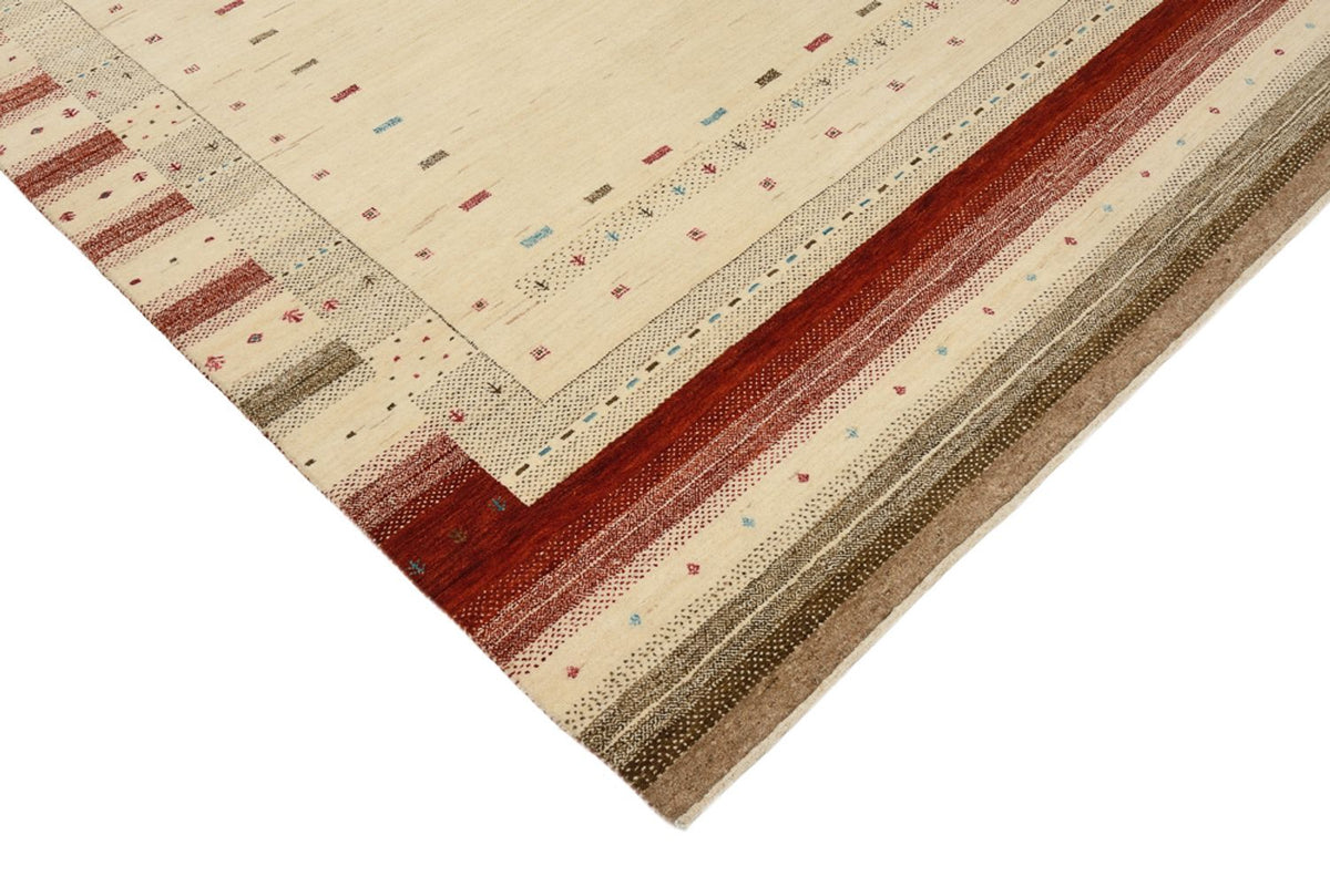 Gabbeh Tapijt - Loribaft Indus - 229 x 174 cm - licht beige